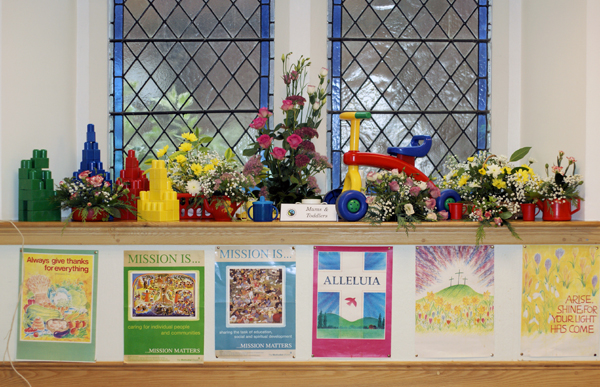 Display by the Mums and Toddlers Group